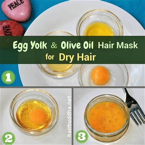 yolk hair mask|2 Easy DIY Egg & Olive Oil Hair Masks .